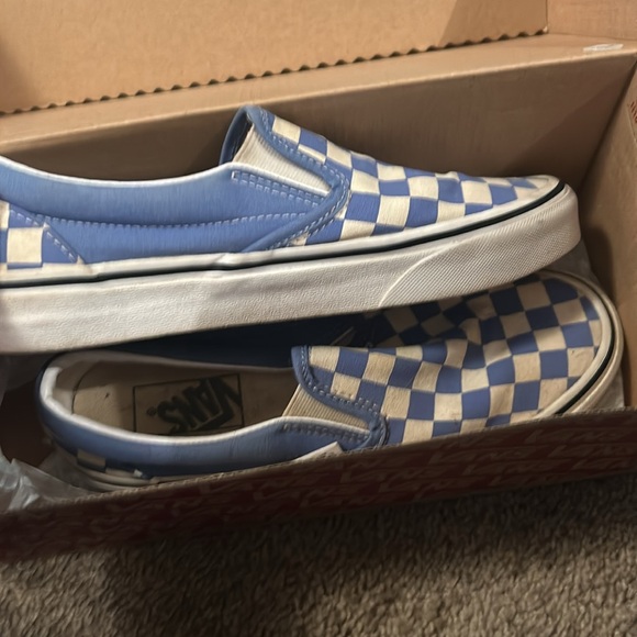 blue and white checkered vans - Picture 3 of 3